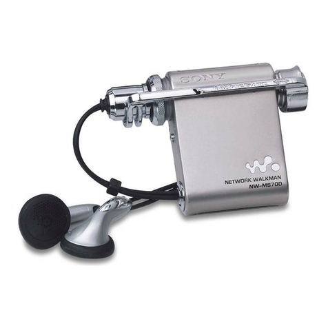 Sony NW-MS70D - Network Walkman User manual