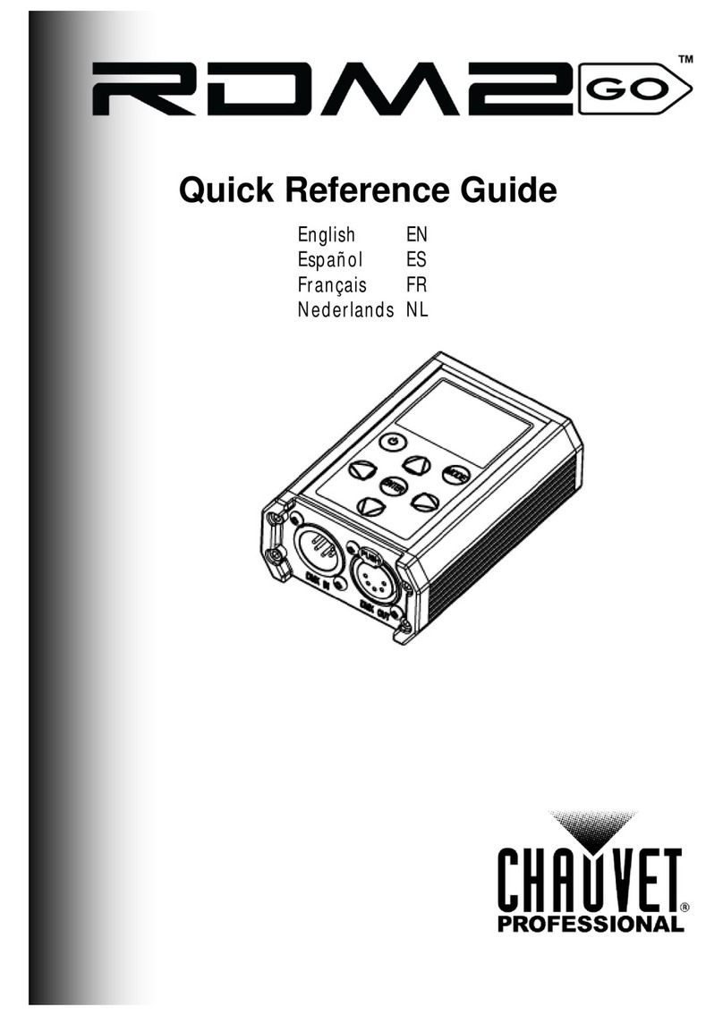 Chauvet RDM2go Quick reference guide