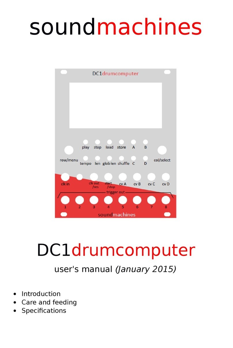 Soundmachines DC1drumcomputer user manual