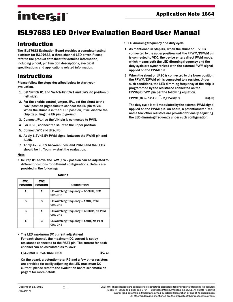 Intersil ISL97683 User manual