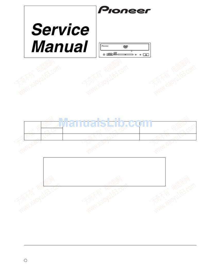 Pioneer DVR-A03 Service manual