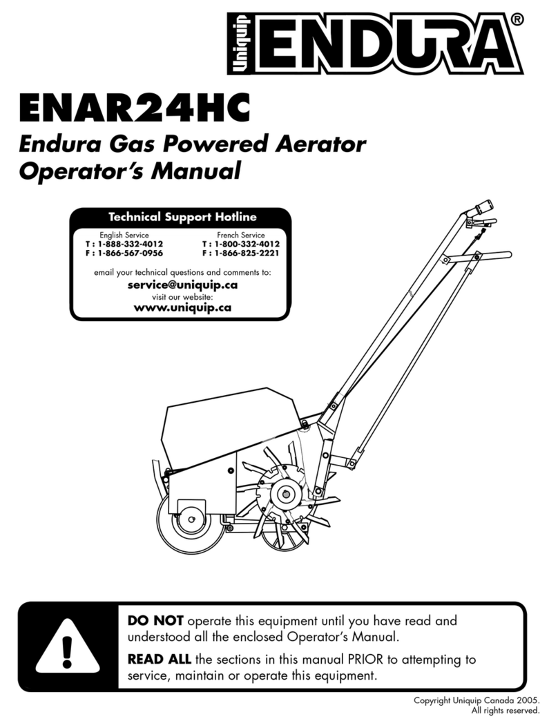 Endura ENAR24HC Operator's manual