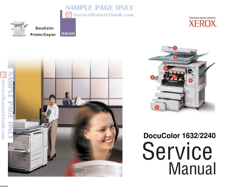 Xerox DocuColor 1632 User manual