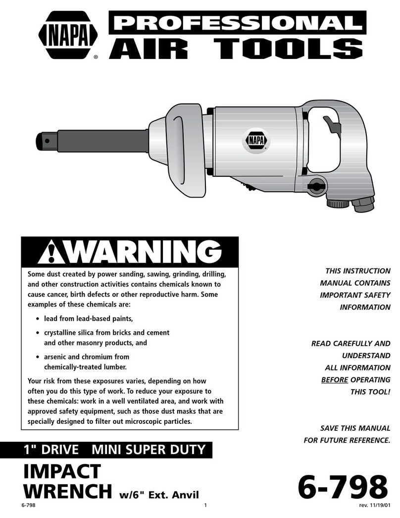 Napa 6-798 instruction manual