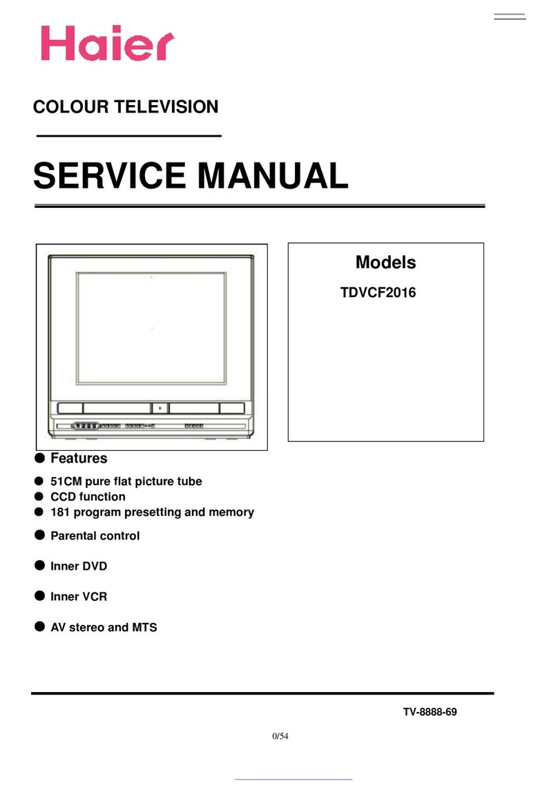 Haier TDVCF2016 User manual