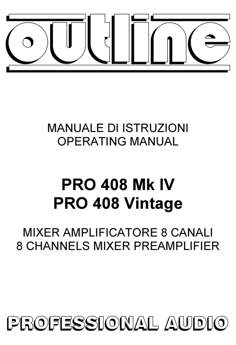 Outline PRO 408 MK IV User manual Outline PRO 408 MK IV User manual