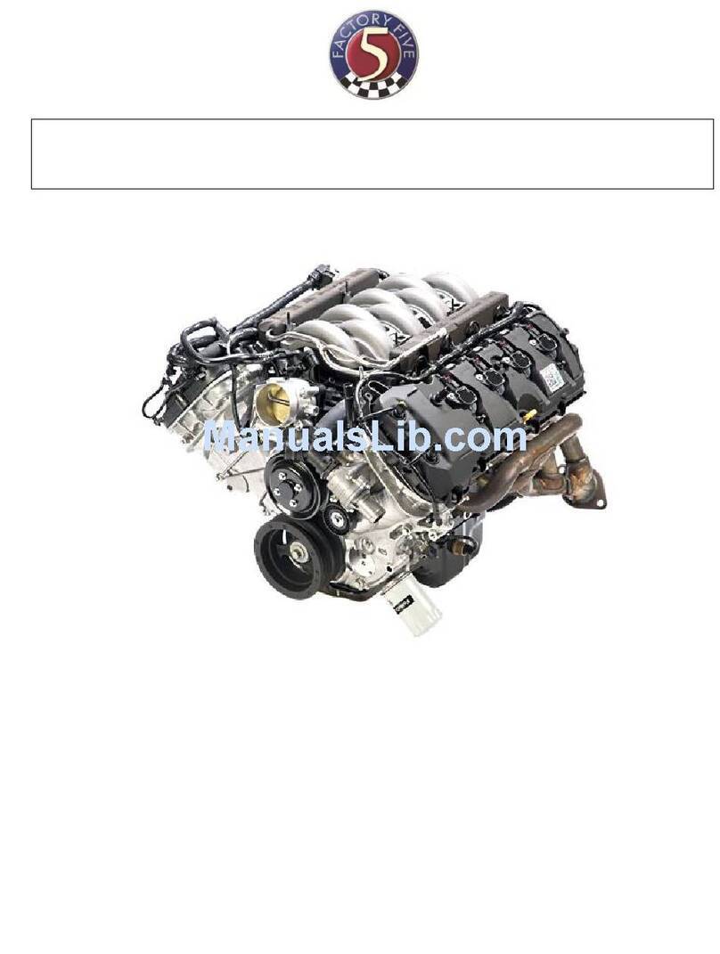 Factory Five Racing Hot Rod Coyote installation instructions