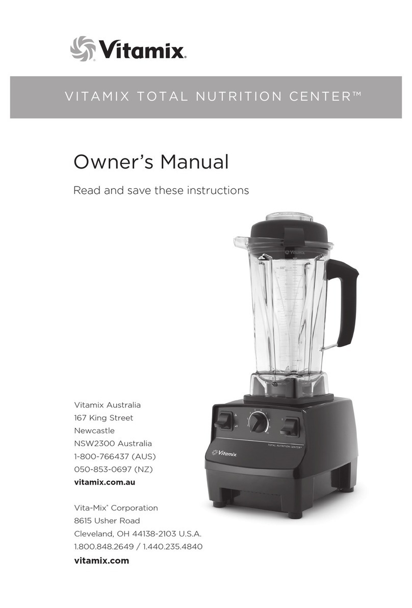 Vitamix VTX TNC5200 BK owner's manual