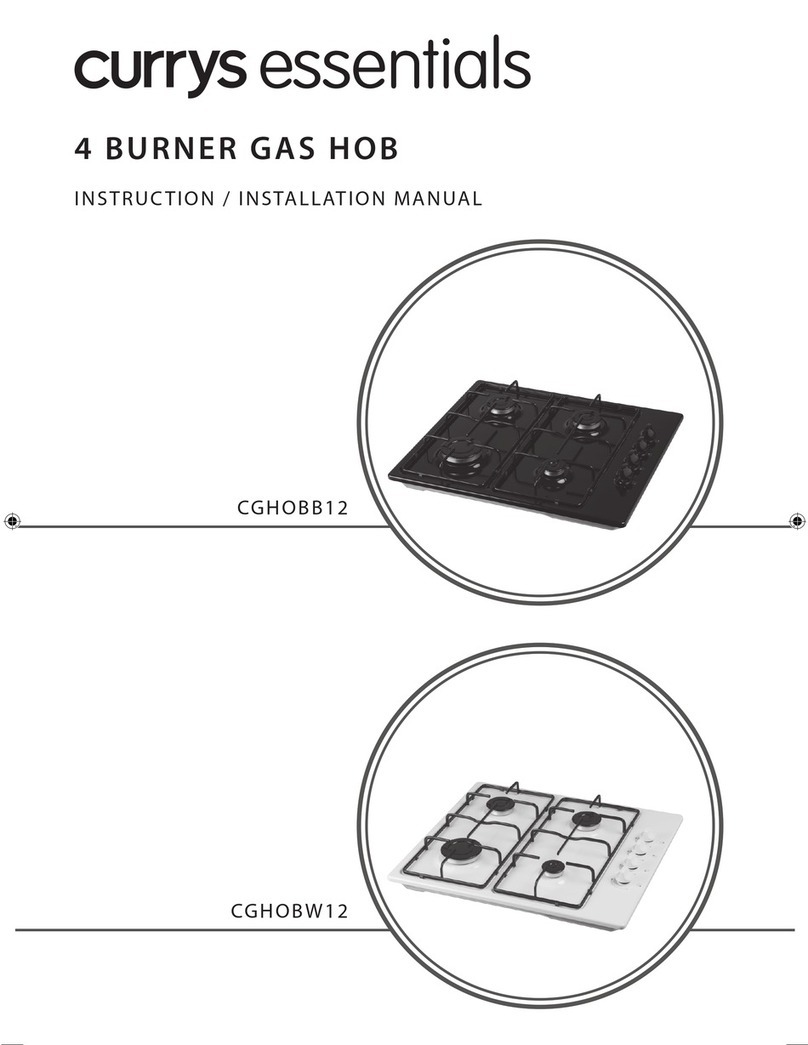 Currys Essentials CGHOBB12 Instruction & installation manual
