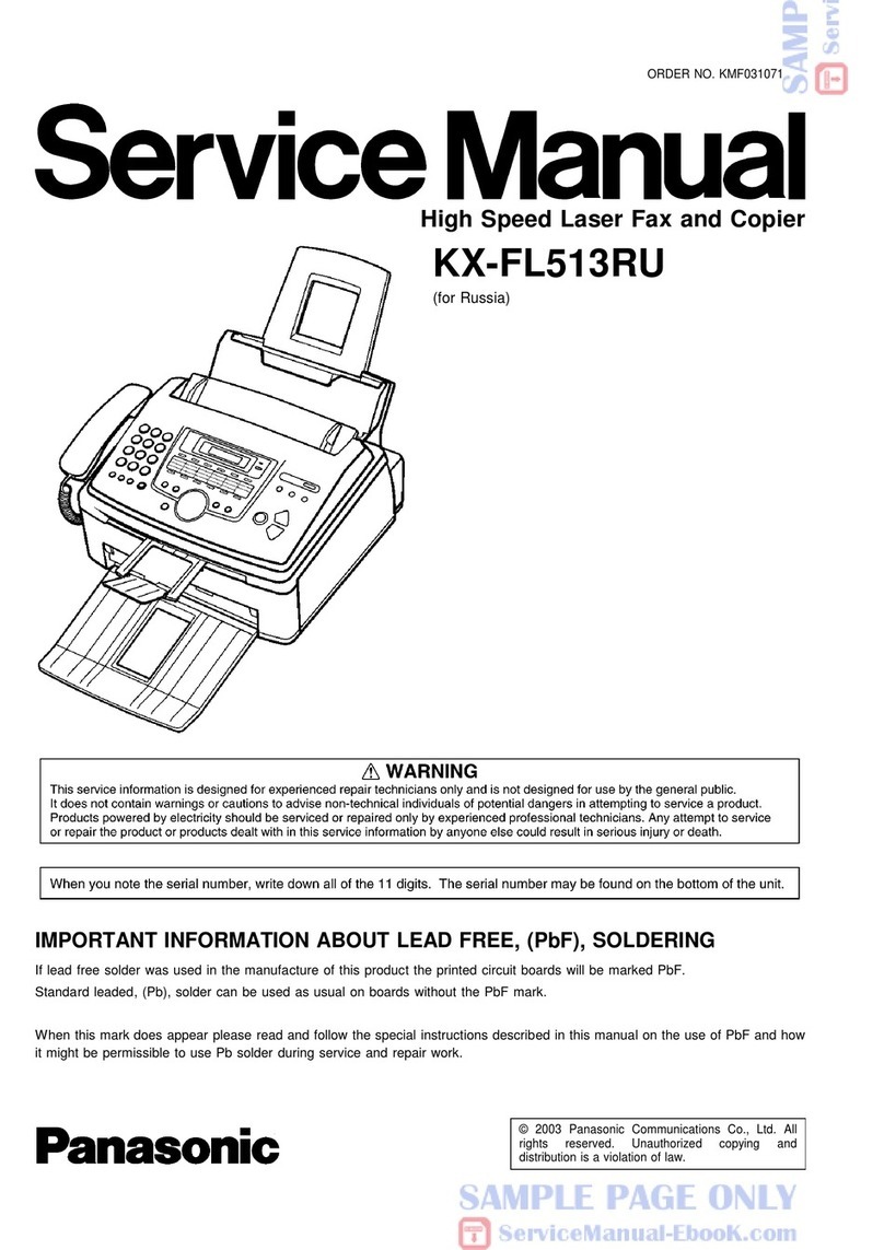 Panasonic KX-FL513RU User manual