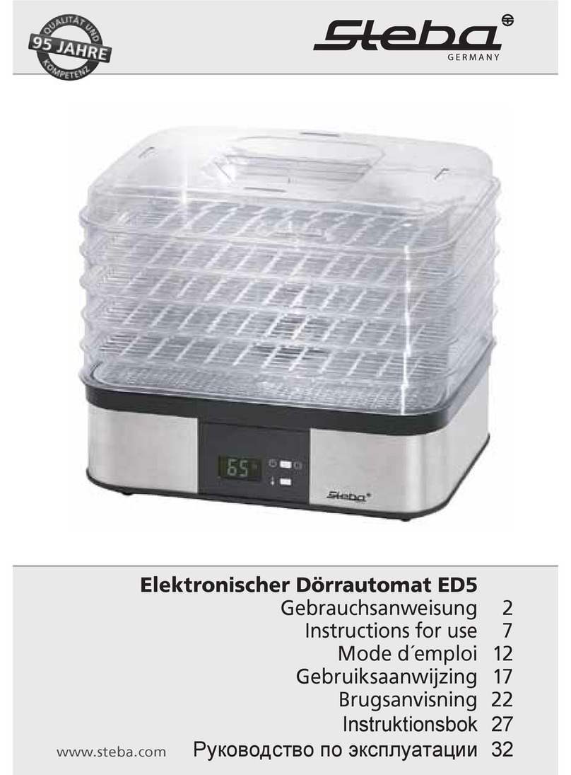 Steba ED 5 Instructions for use