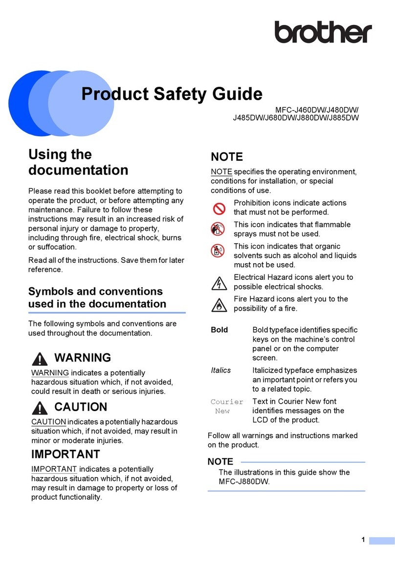 Brother Airprint MFC-J460DW Operating manual