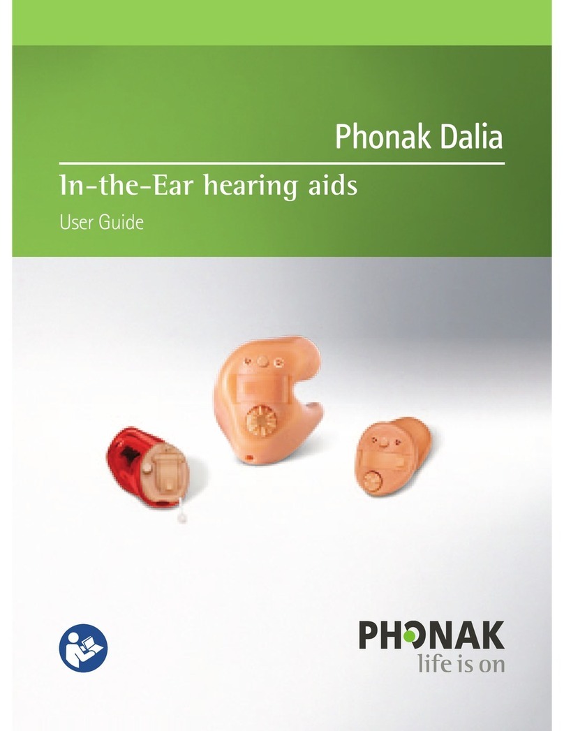 Phonak Dalia User manual Phonak Dalia User manual