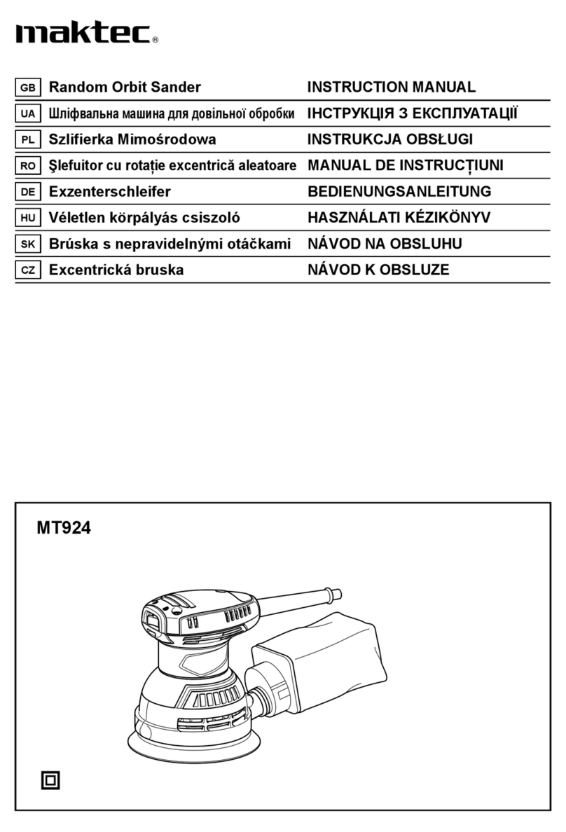 Maktec MT924 User manual