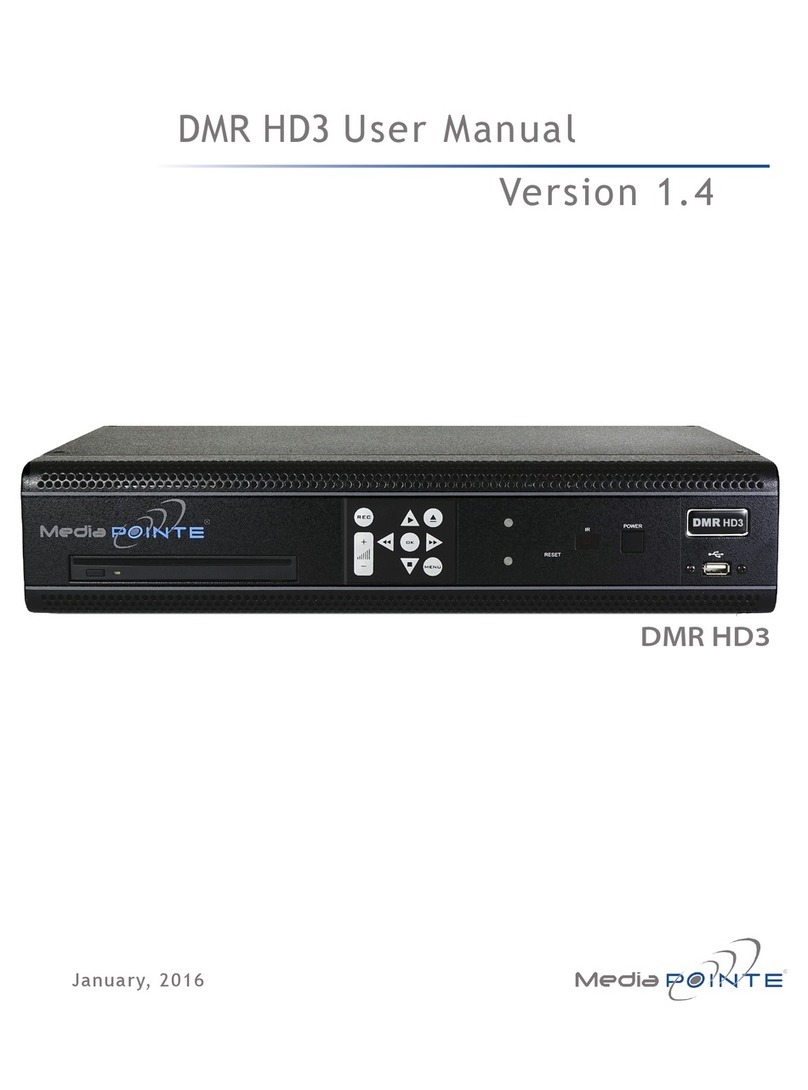 Media Pointe DMR HD3 user manual