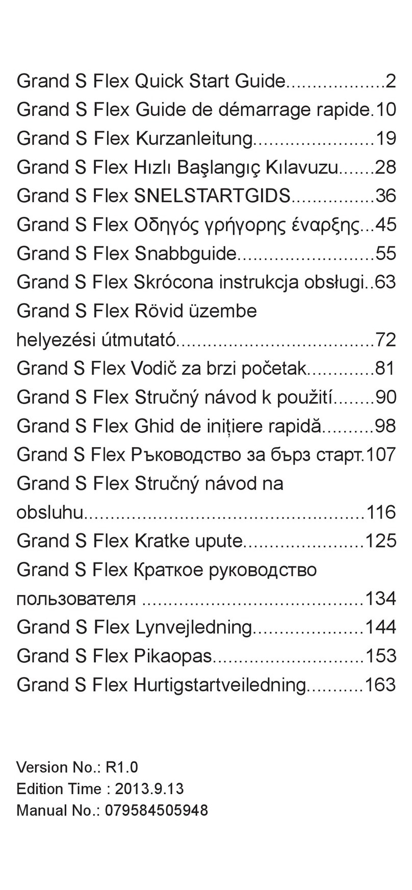 Zte GRAND S FLEX quick start guide