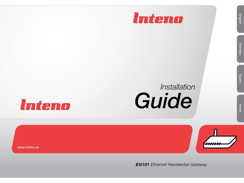 Inteno eg101 installation guide