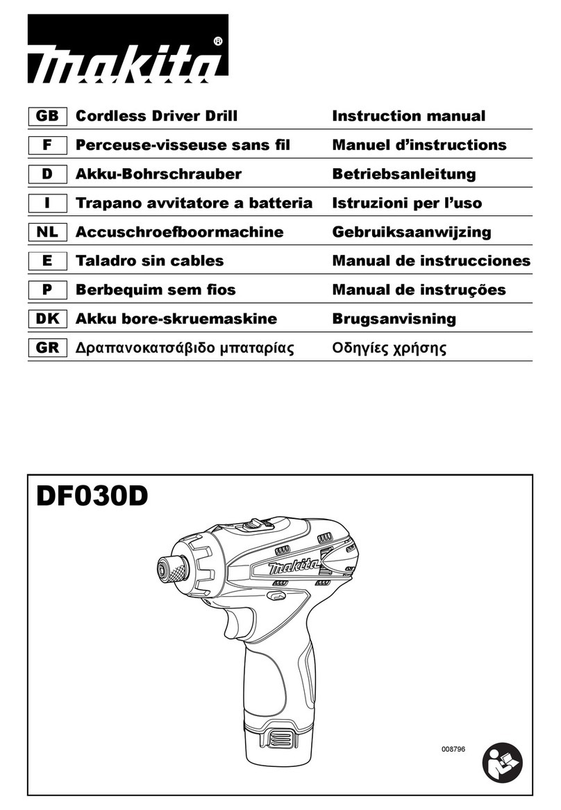 Makita DF030D User manual