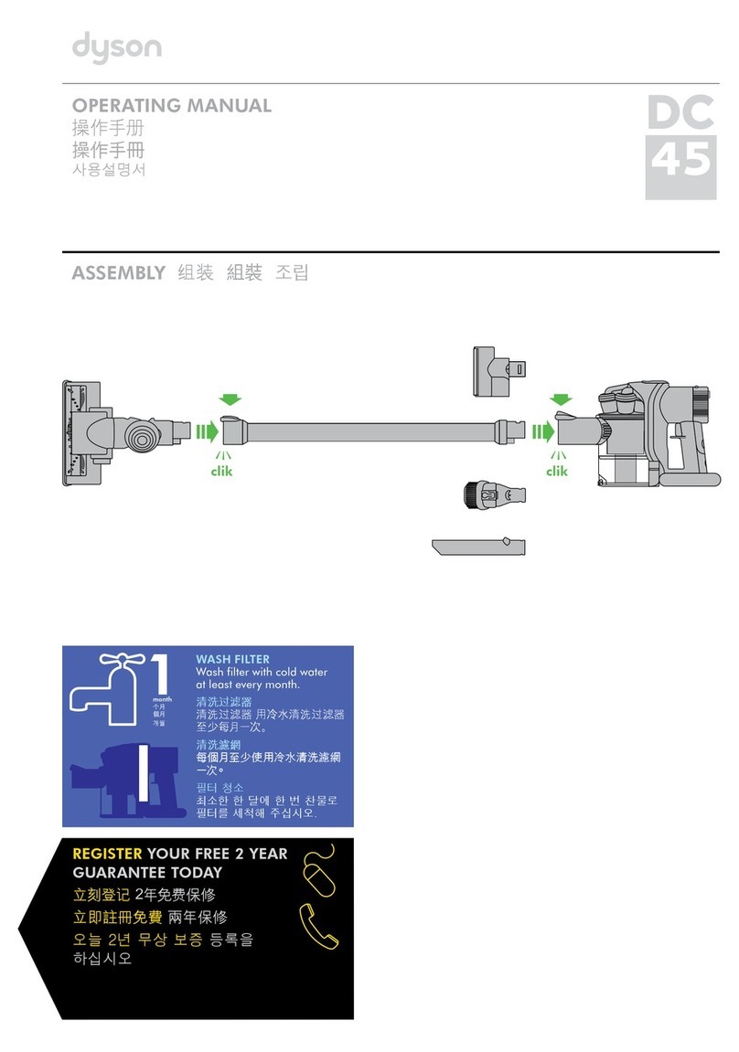 Dyson Dc45 User manual Dyson Dc45 User manual