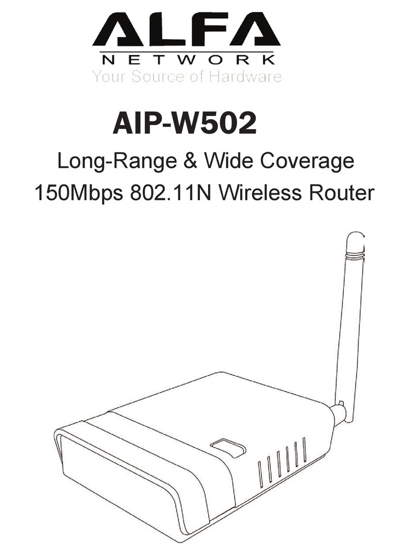 Alfa Network AIP-W502 User manual