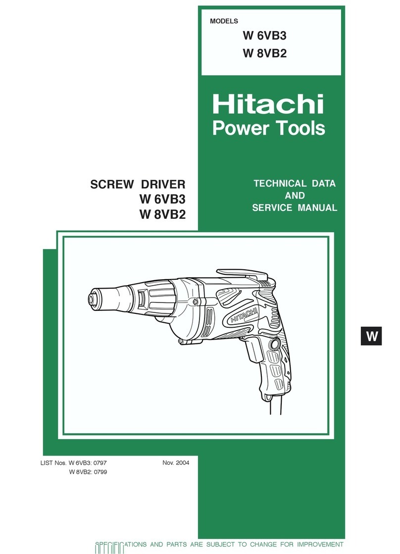 Hitachi W 6VB3 Manual