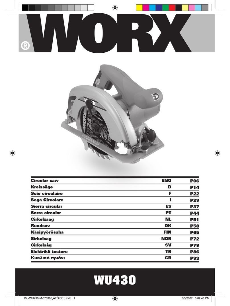 Worx WU430 User manual