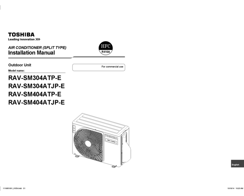 Toshiba RAV-SM304ATP-E (TR) User manual