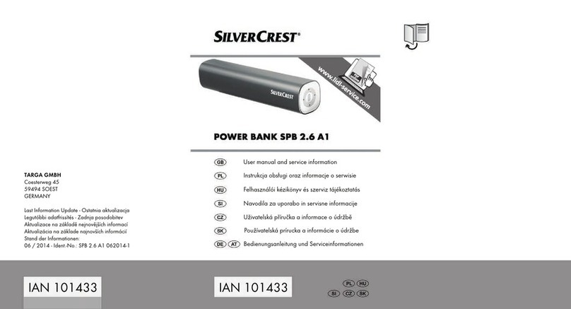 Silvercrest SPB 2.6 A1 Instruction sheet Silvercrest SPB 2.6 A1 Instruction sheet