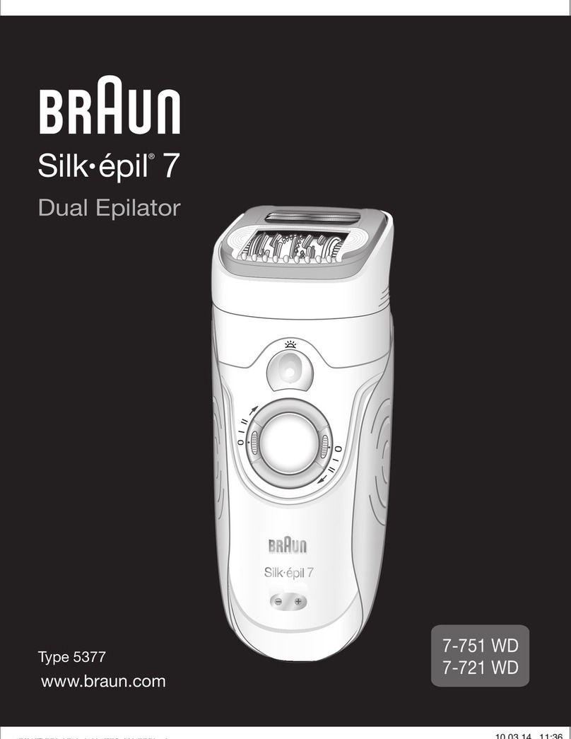 Braun Silk epil 7 User manual