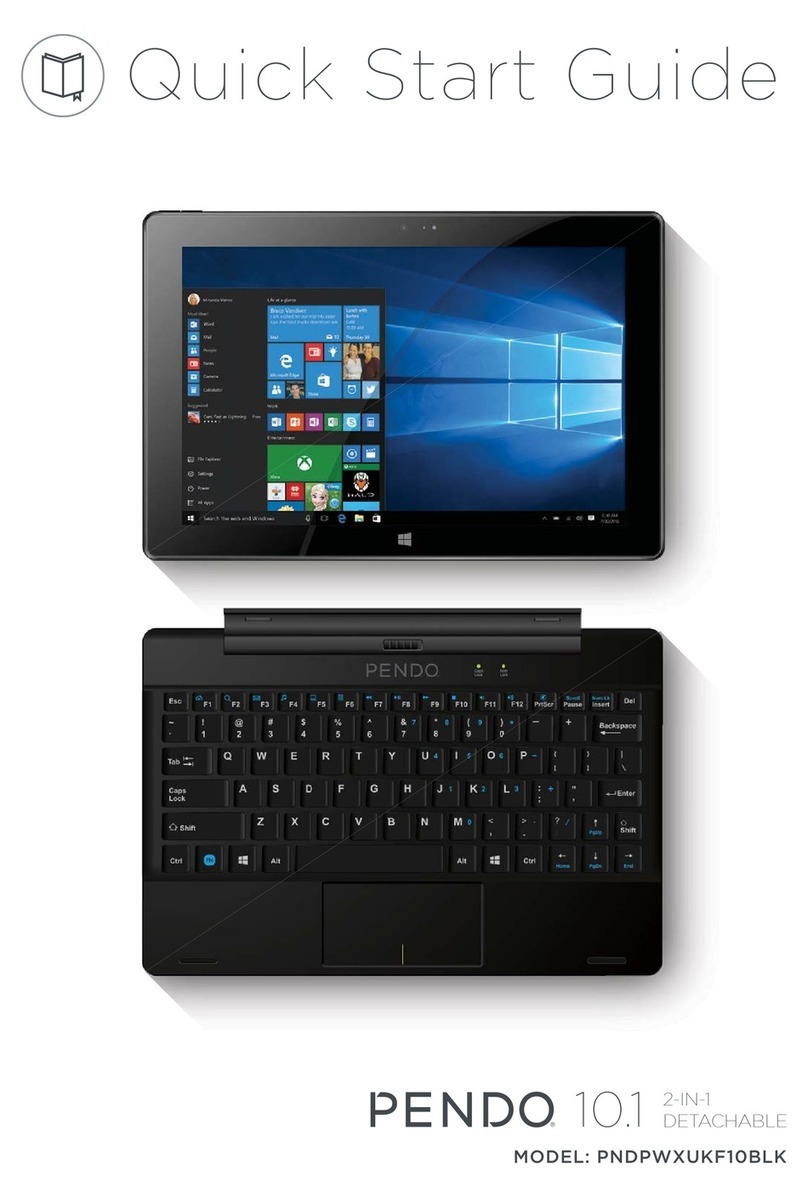 Pendo PNDPWXUKF10BLK quick start guide