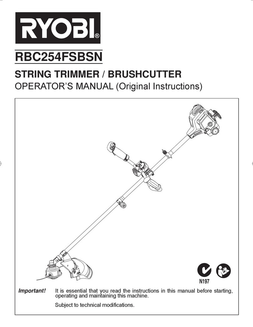 Ryobi RBC254FSBSN Operator's manual