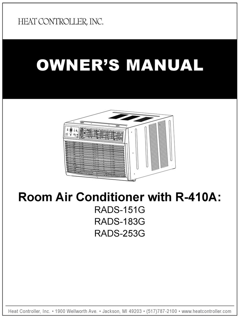 Heat Controller RADS-151G User manual