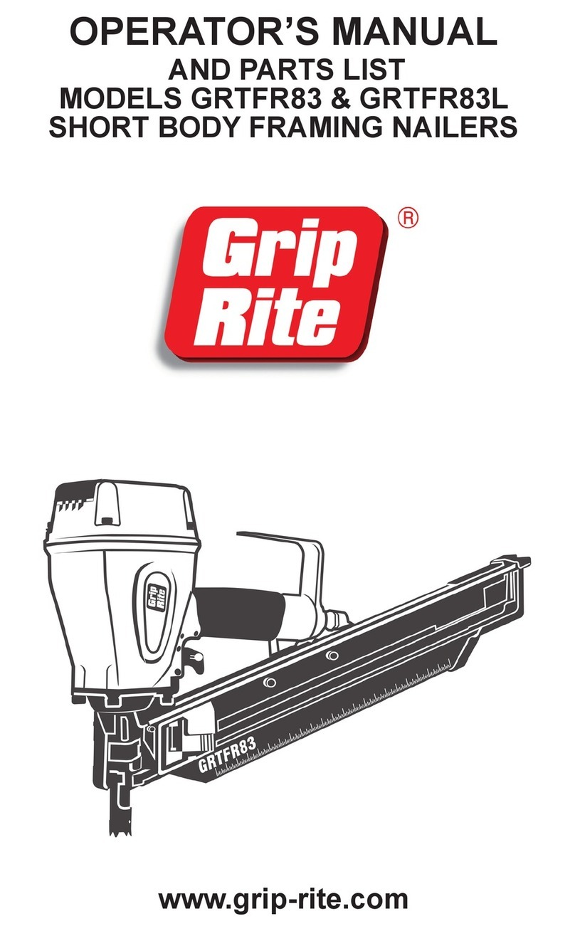Gripe Lite GRTFR83 Operator's manual