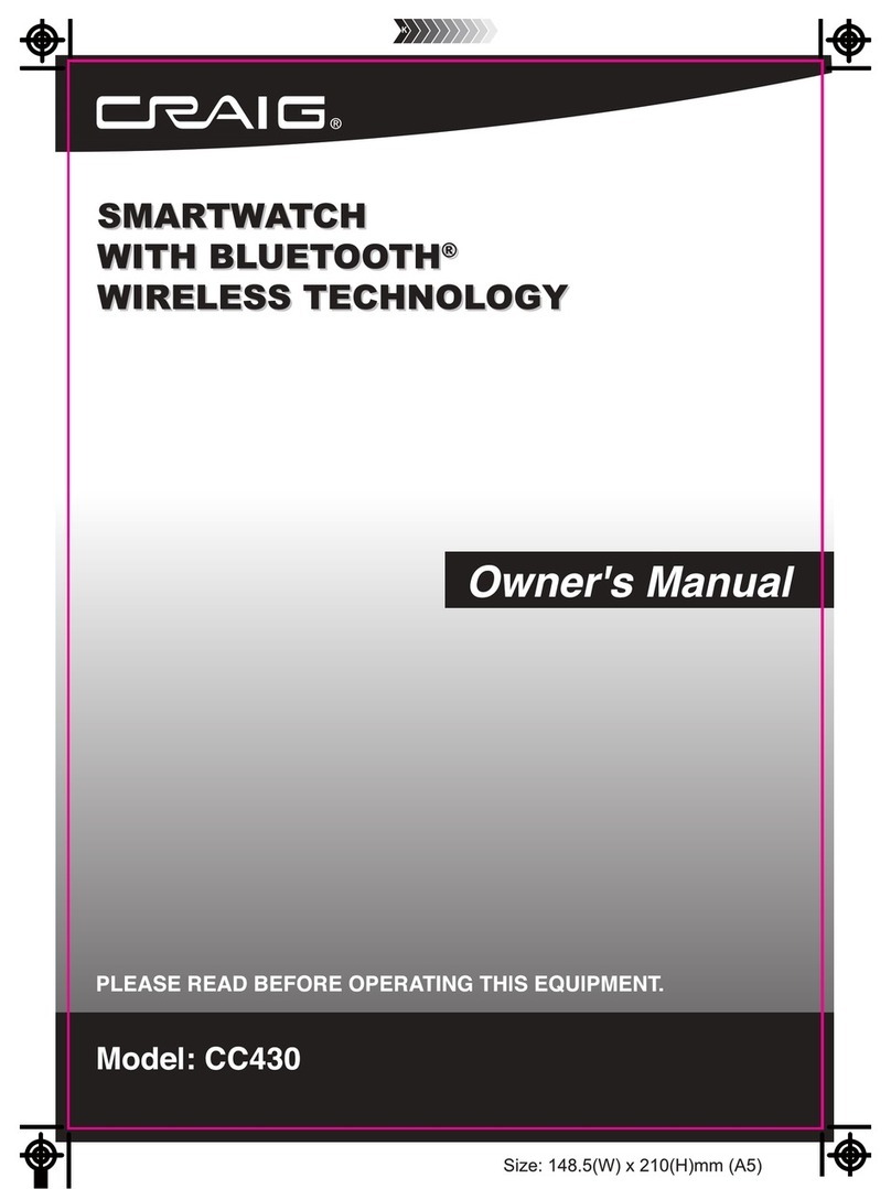 Craig CC430 owner's manual