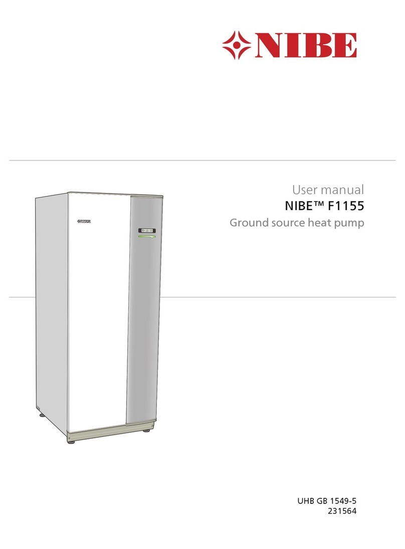 Nibe F1155 Series User manual Nibe F1155 Series User manual