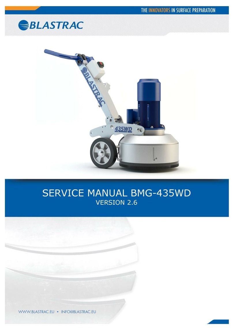Blastrac BMG-435WD Service manual