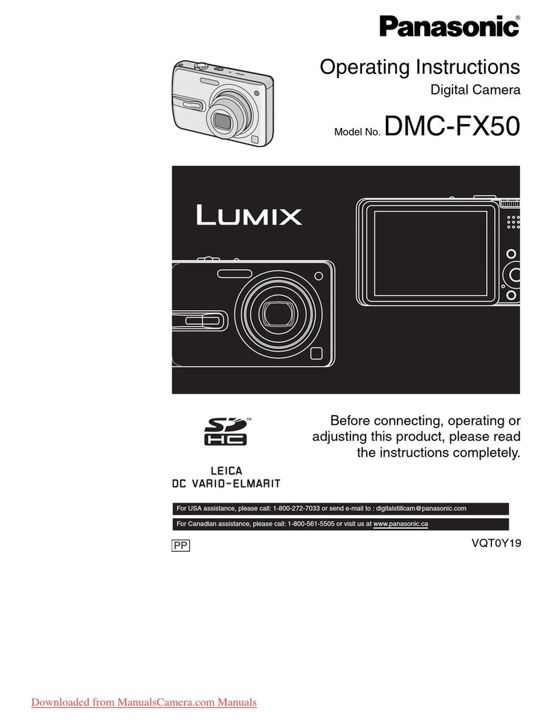 Panasonic LUMIX DMC-FX50 operating instructions
