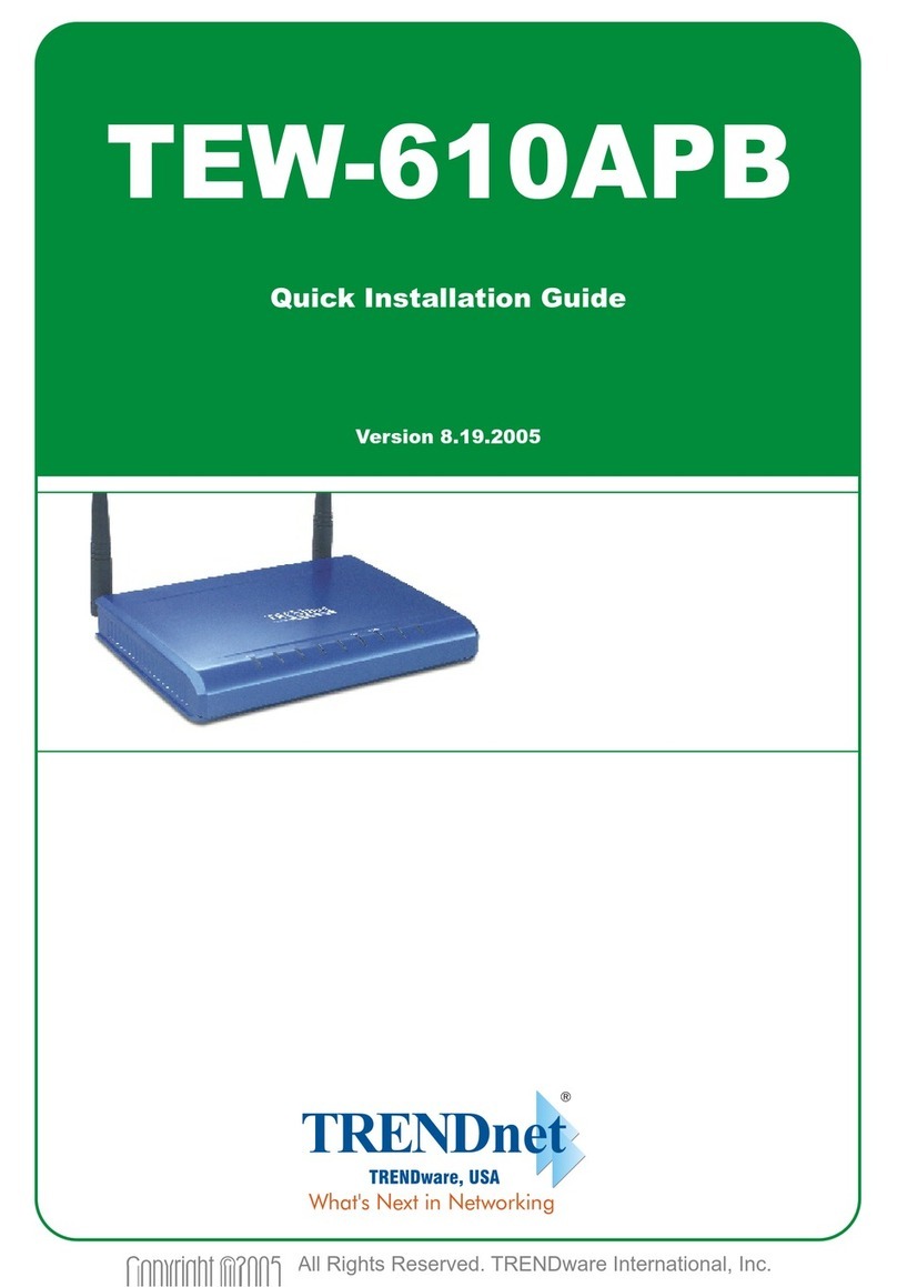 TRENDnet TEW-610APB User manual
