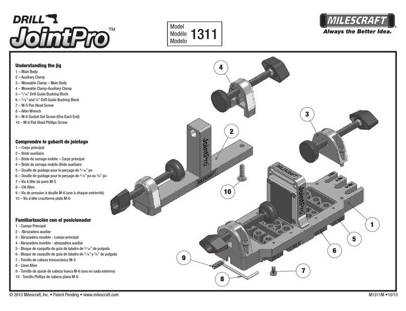 Milescraft jointpro 1311 user manual