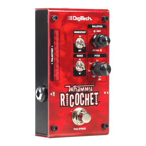 digi-tech whammy ricochet User manual