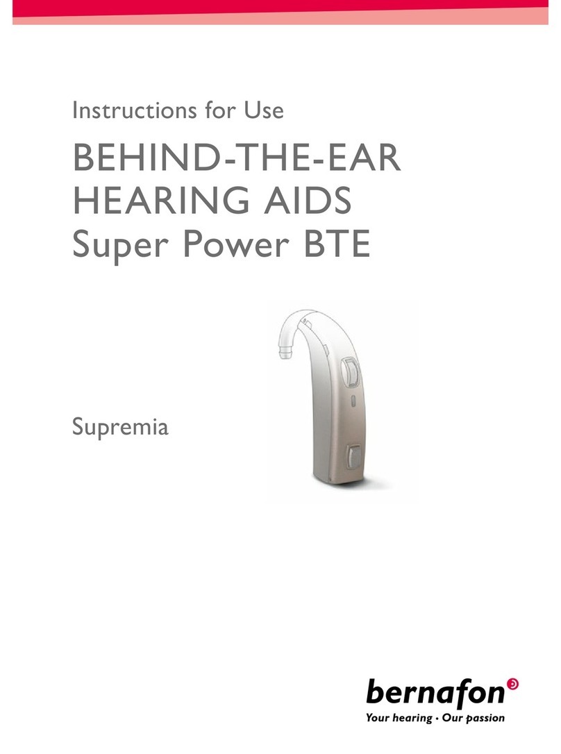 Bernafon supermia User manual