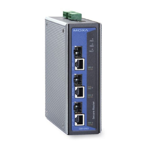 Moxa Technologies EtherDevice EDR-G903 User manual Moxa Technologies EtherDevice EDR-G903 User manual