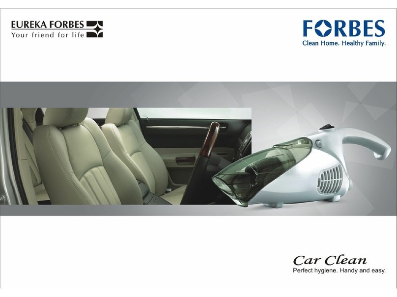 Eureka Forbes Forbes user manual