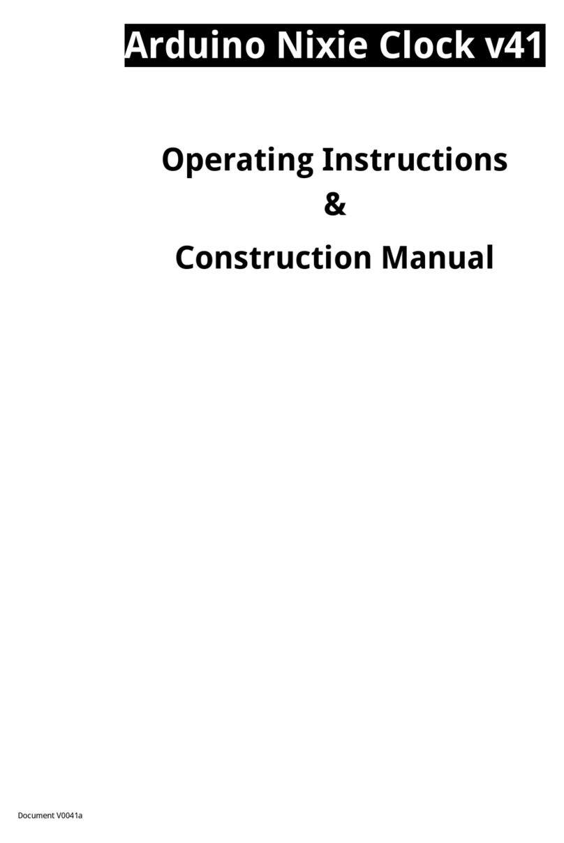 Arduino nixie v41 operating instructions