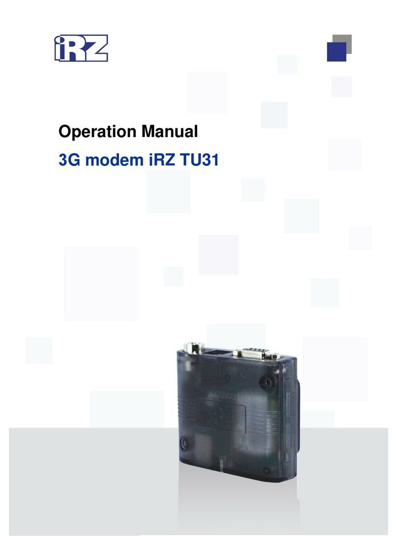iRZ TU31 Operation manual