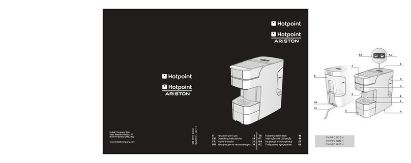 Hotpoint Ariston CM HPC GC0 H operating instructions
