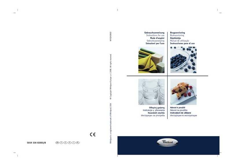 Whirlpool ARC4209 User manual Whirlpool ARC4209 User manual