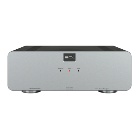 SPL performer s800 User manual