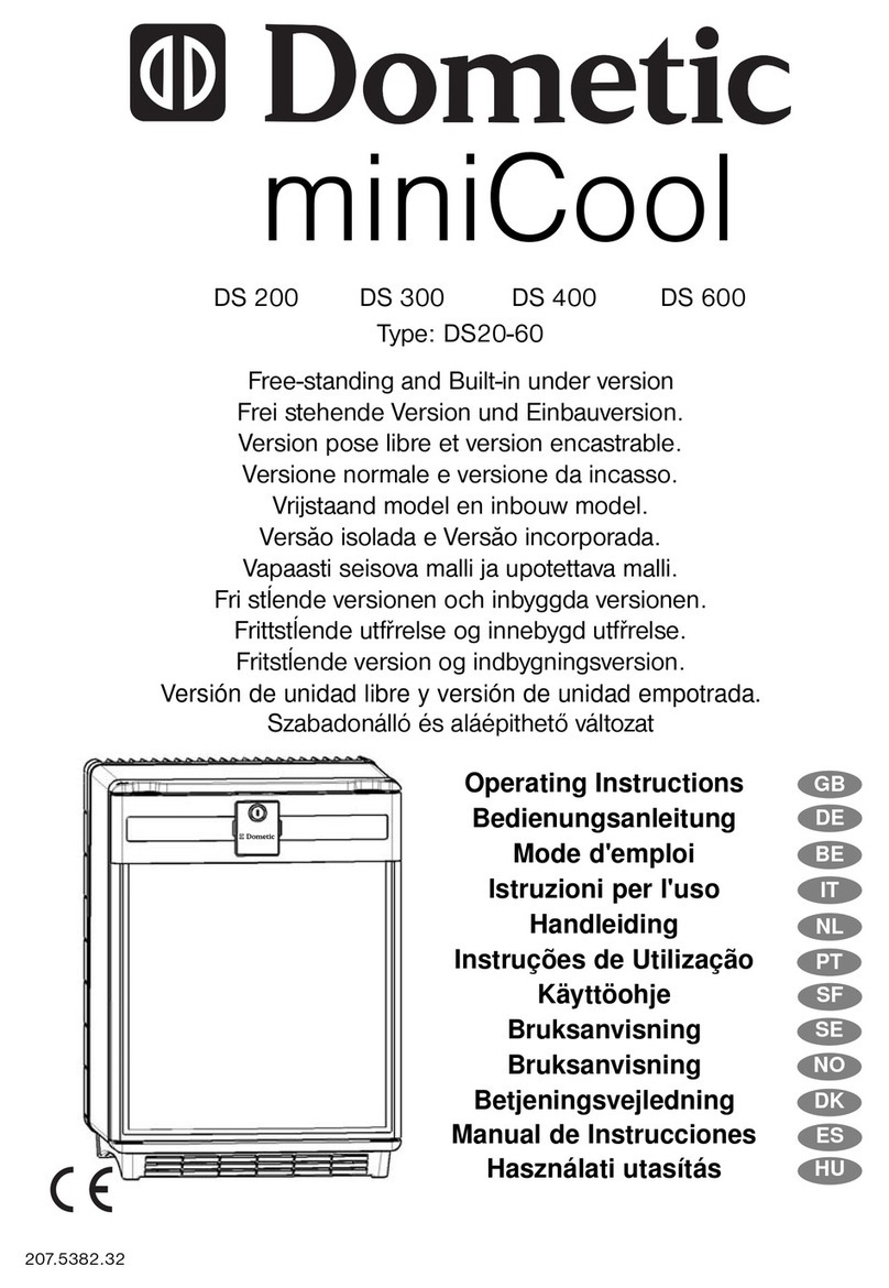 Dometic DS 200 User manual