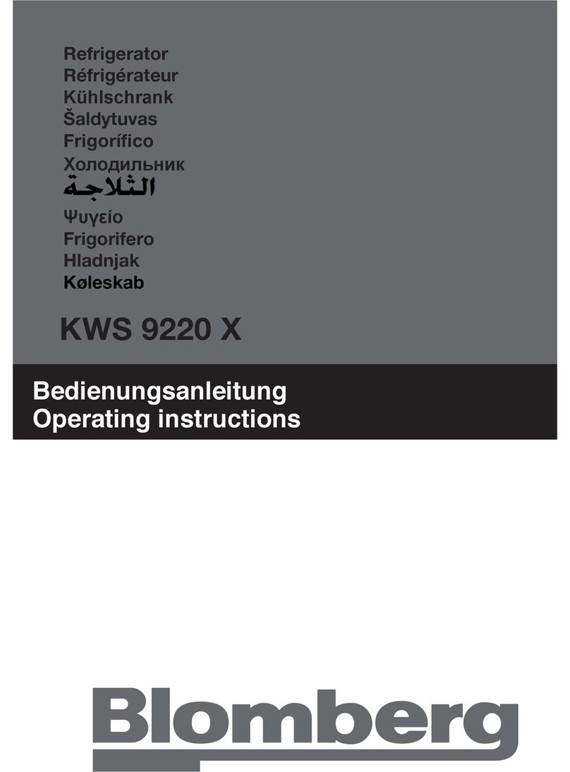 Blomberg KWS 9220 X User manual Blomberg KWS 9220 X User manual